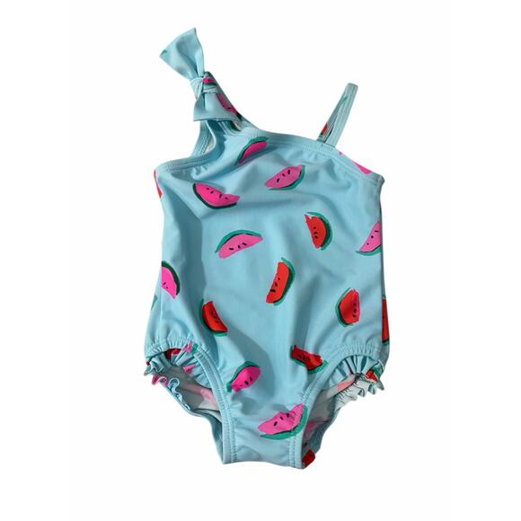 Osh Kosh Bgosh Heathtex Baby Girl 2 Swimsuits Bundle 0-3/3-6 Months Pink Tutu - Picture 2 of 11